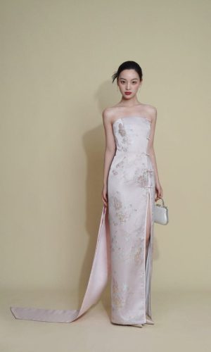 독점 디자이너 컬렉션, 튜브탑 미디 치파오